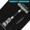 thumbnail image 2 of NOGIS Clear Sign Clips on Merchandise Display 18 Pack Plastic Label Clips on Sign Holder Shelf Double Sided Swivel Price Tag Clips on Clothing Rack Signs Rotatable for Sale Retail Display, 2 of 7