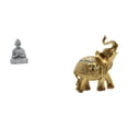 thumbnail image 1 of Estatua de , Buda mono, escultura de Sun Wukong, artesanía de resina, adorno coleccionable en miniatura para hotel, patio, estante trasero, 1 of 8