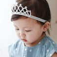 thumbnail image 5 of Baby Girl Rhinestone Crown Headbands Toddler Princess Tiara Crown Headband Set Hair Accessories for Birthday Party Shower Photograph, 5 of 7