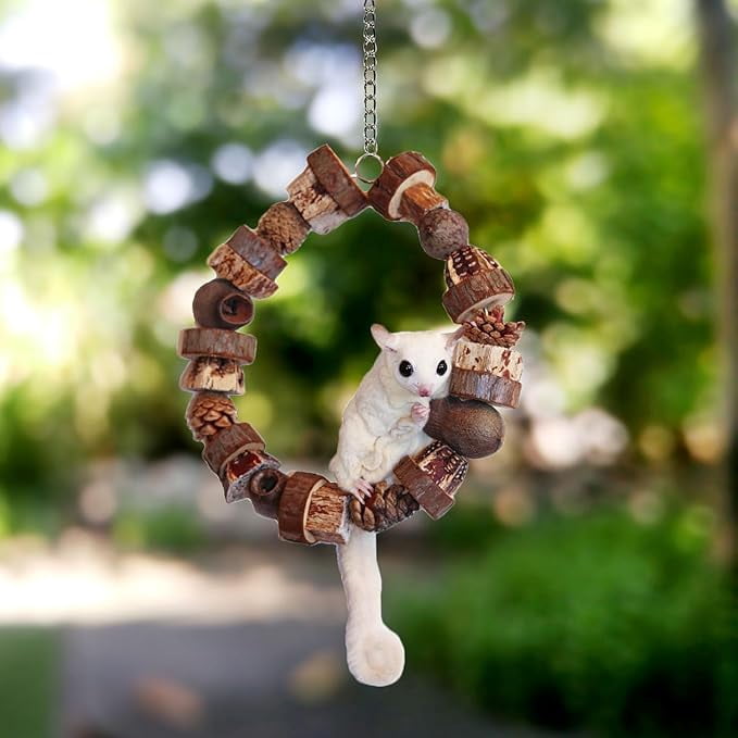 Exotic Nutrition Woodland Accessory Bundle - Natural Wood Chewing Cage Toys - Chinchilla, Hamster, Squirrel, Gerbil, & More Small Pets