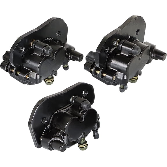 munirater Front Rear Brake Calipers with Pads Replacement for Outlander 450 500 570 1000 4x4 703500968 703500967 705600862 705600861 705600859