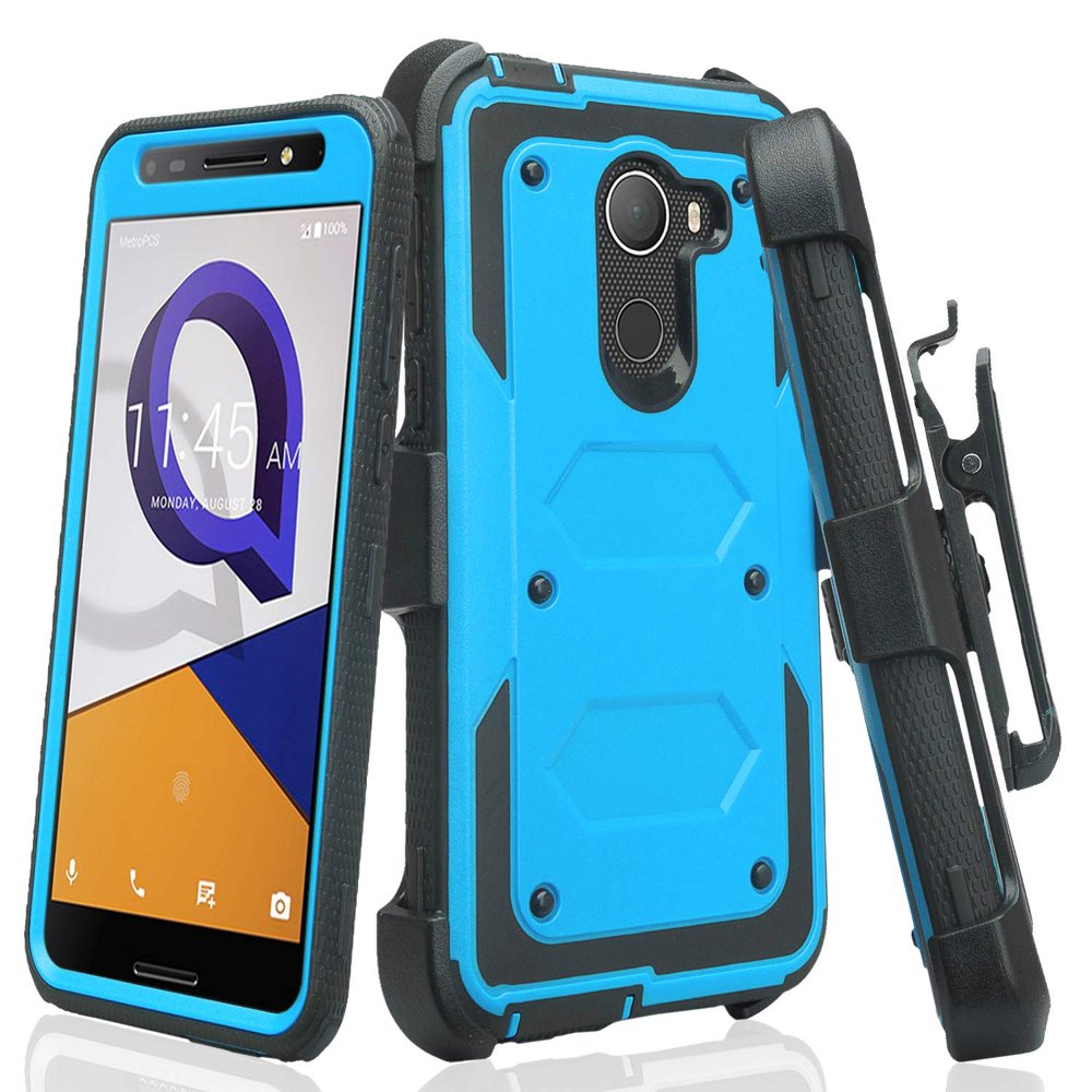 Jitterbug Smart 2 Case with Belt Clip Holster Shock Proof Dual Layer