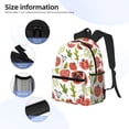 thumbnail image 5 of Vsdgher Tomatoes Print Unisex Large Capacity Bookbag Schoolbag Casual Daypack for High School/College/Teens/Travel/Work, 5 of 8