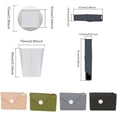 thumbnail image 2 of Collapsible Silicone Travel Cup 8.4oz, Foldable Water Cup with Storage Case Portable for Camping Hiking Travel, 2 of 6