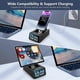 thumbnail image 5 of 3 in 1 Bluetooth Speaker with Loud Alarm Clock Cell Phone Stand,Black, 5 of 5