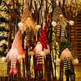 thumbnail image 3 of Lighted Christmas Gnomes Decorations, 1PC Xmas Table Decorations Handmade Swedish Tomte Plush Gnomes Christmas Scandinavian Santa Elf Decoration Ornaments Thanks Giving, 3 of 9