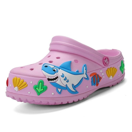 

Engtoy Boys Girls Classic Graphic Garden Clogs Slip on Water Shoes