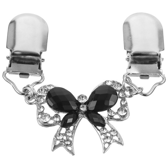Sweater Clip Women Cardigan Clip Bow Fastener Clip Sweater Shawl Collar Clasp Brooch Clip