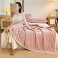 thumbnail image 4 of Soft Plushes Milk Velvet Jacquard Blanket Warm Fluffys Blanket for Couch Bed Sofa, 4 of 18