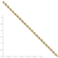 thumbnail image 5 of 10K Yellow Gold 4mm Diamond Cut Quadruple Rope Chain, 5 of 5