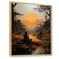 thumbnail image 2 of Designart "Sacred Marigolds in Hindu Rituals II" Hinduisim Floater Framed Canvas Wall Art, 2 of 7