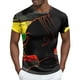 thumbnail image 1 of Tops para hombre, blusas y camisas de manga corta con cuello redondo para hombre Camisa de manga corta estampada para hombre Top/camisa de manga corta con cuello redondo Tops para hombre, 1 of 4