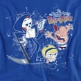 thumbnail image 2 of Grim Adventures of Billy & Mandy Splatter Cast Women's T Shirt, Royal, Medium, 2 of 6
