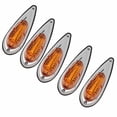 thumbnail image 2 of Luces de posición de techo de cabina ámbar, 12V, 24V, 5 uds., resistentes al agua, superbrillantes, lámparas de circulación superiores para camionetas RV de 12V, 2 of 5