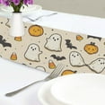 thumbnail image 4 of Yayeee Table Runner 70 inches Long Home Kitchen Dinning Party Decoration, Halloween Cute Ghosts, 4 of 7