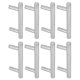 thumbnail image 4 of Tiradores para gabinetes, 8 piezas de acero inoxidable con barra en T, tirador de acero inoxidable, tirador para gabinete, características de vanguardia, 4 of 12