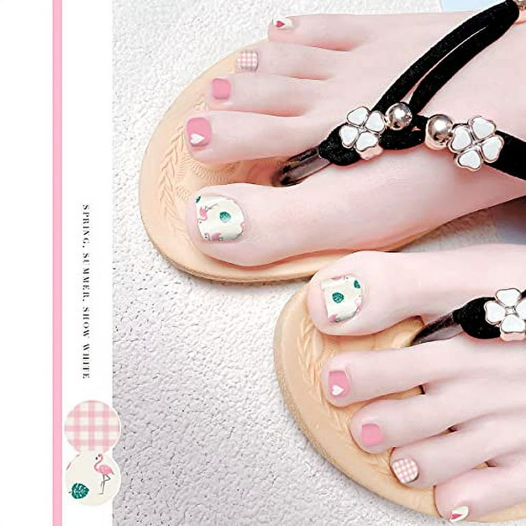 beach summer toe nail designs