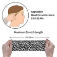 thumbnail image 7 of Wukai Similar To Leopard Print Sports sweatband,Men & Women Sweatband Headband for Running, Cross Training, Racquetball, Working Out, 7 of 7