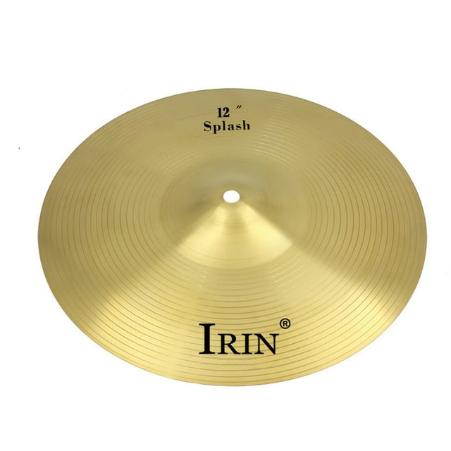 pitrice Stage Performance Round Cymbal Replacement Drum Set Removable Cymbals Musical Instrument Accessories Replacing Parts 12 Inch