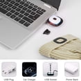 thumbnail image 6 of SkyNature LED Beanie Hat with Light, USB Rechargeable Headlamp Winter Hat, Flashlight Knit Beanie with Pom for Kids Thru Adults, 6 of 7