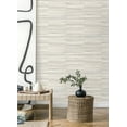 thumbnail image 4 of Advantage Rowan White Faux Grasscloth Wallpaper, 4 of 6