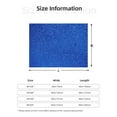 thumbnail image 5 of Uemuo Blue Glitter Printed Throw Blanket for Couch, Fluffy Fuzzy Blankets for Bed, Sofa, Cozy Flannel Faux Fur Blanket-50"x40", 5 of 6