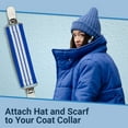 thumbnail image 2 of Elastic Scarf and Hat Clips Attacher with Extra Heavy Clips (24 Colors Availaible), 2 of 6