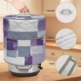 thumbnail image 2 of Abstract Purple Pressure Cooker Cover Gray Mottled Graffiti Color Block Modern Art Dust Cover for Kitchen Appliances with Top Handle & Storage Pockets, Fits 6 Quart Instant Pot, Air Fryer, Crock Pot, 2 of 9