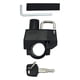 thumbnail image 3 of Cerradura de motocicleta,Candado universal para casco de motocicleta,seguridad para bicicletas,Cerradura de seguridad para casco fácil de instalar,antipérdida,con 2 llaves Piezas de bloqueo, 3 of 9