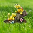 thumbnail image 2 of Garden Turtle Statue Outdoor Decorations, Solar Garden Figurines Sweet Frog Face Turtles Decor, 2 of 8