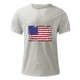 thumbnail image 2 of Mens Casual Pantalones Cortos Cuello Redondo Gradación Impresión Suéter Camiseta, Blusa Deportiva de Fitness para Hombres, 2 of 4