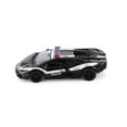 thumbnail image 4 of Lamborghini Revuelto Police Edition, Black w/White Stripe - Kinsmart 5459DP - 1/38 Scale Diecast Model Car, 4 of 6