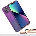 thumbnail image 7 of Magnetic for iPhone 13 Case,Soft Silicone Gradient Color iPhone 13 Phone Case with Full Camera Protection,Slim Anti-Scratch iPhone 13 Case Cover Compatible with MagSafe,Purple Gray, 7 of 7