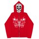 thumbnail image 1 of Sudadera de calavera oscura Y2K europea y americana, sudaderas con capucha para hombres y mujeres, sudadera gótica para parejas Harajuku, sudadera de Cremallera larga de gran tamaño, 1 of 5