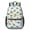 Dinosaur and Text, variant on Dinosaur and Volcano Yellow Pattern 17" School Backpacks for Teens,Waterproof Oxford Fabric,S-Shape Padded Straps for School,Travel,Hiking,Camping
