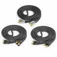 thumbnail image 3 of 2RCA Male to 2RCA Female Extension Cable 2RCA Extension Cable 2RCA Male to 2RCA Female Stereo Sound Extension Cable, 3 of 9