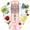 Pink, variant on Fruit and Vegetable Purifier Washing Machine Capsule Shape Cleaner Disinfection Machine OH-ion Purification Technology for Cleaning Fruits and Vegetables Rice Meat