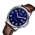 thumbnail image 7 of Watch for Men Minimalist Ultra Thin Wrist Watch Waterproof Quartz Analog Watch with Leather Strap -Gift for Men, 7 of 7