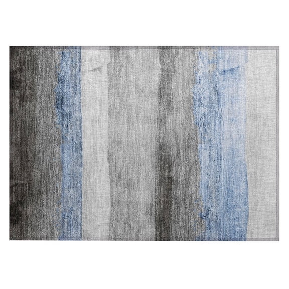 Dalyn Rugs Machine Washable Indoor/Outdoor Chantille Sky 1'8" x 2'6" Rug