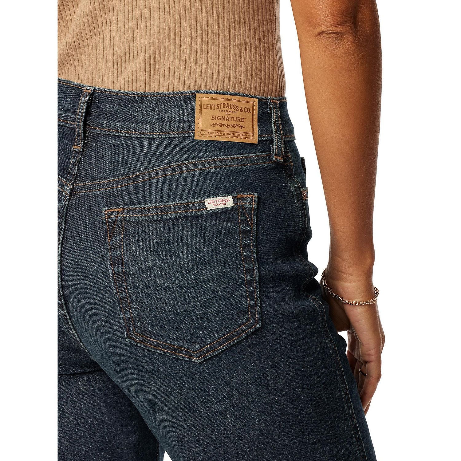 Levi Strauss SignatureMC Jean taille haute droit d’époque pour femme