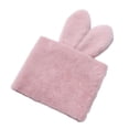 thumbnail image 1 of Ramo redondo de orejas de conejo para otoño e invierno, buena artesanía, decoración del hogar, muñeco de peluche rosa, 1 of 9