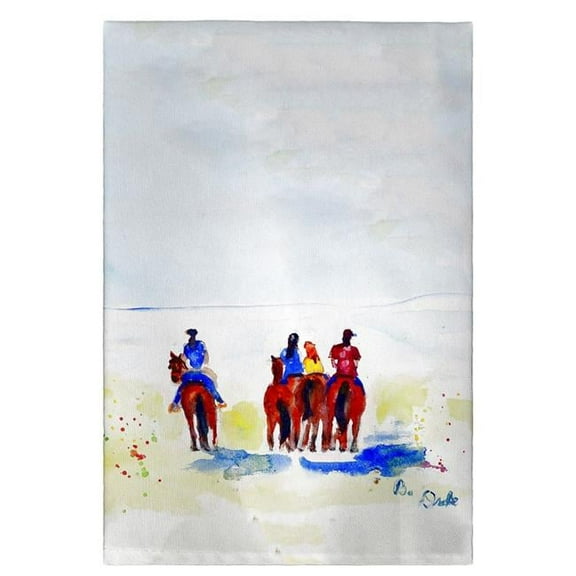 Betsy Drake GT892 Beach Riders Guest Towel