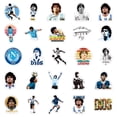 thumbnail image 3 of Paquete de pegatinas de la estrella del fútbol Maradonas, 50 unidades, resistentes al agua, anime, 3 of 3