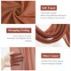 thumbnail image 2 of Tela para drapear con forma de arco de boda, gasa transparente, terracota, 8,5 x 5,8 m, 2 of 8