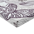 thumbnail image 2 of Ambesonne Ocean Fitted Sheet, Mermaid with Wave, Queen Size, Grey, 2 of 3
