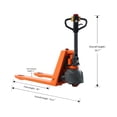 thumbnail image 2 of Tory Carrier 3300lbs Mini Type Electric Pallet Truck Jack Li-Ion Battery 24V/20AH, 2 of 9