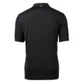thumbnail image 3 of Men's Cutter & Buck Black Texas Rangers City Connect Big & Tall Virtue Eco Pique Tile Print Recycled Polo, 3 of 3