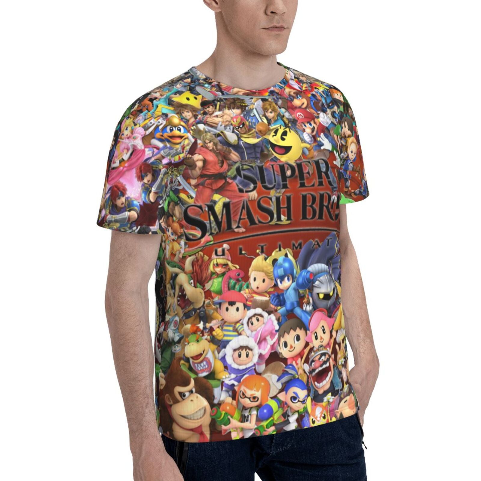 SMASH 3COLOR 1000LIMITED(1,000セット限定品!!) Super Smash Bros Ultimate Unisex 3d Pattern Printed Short