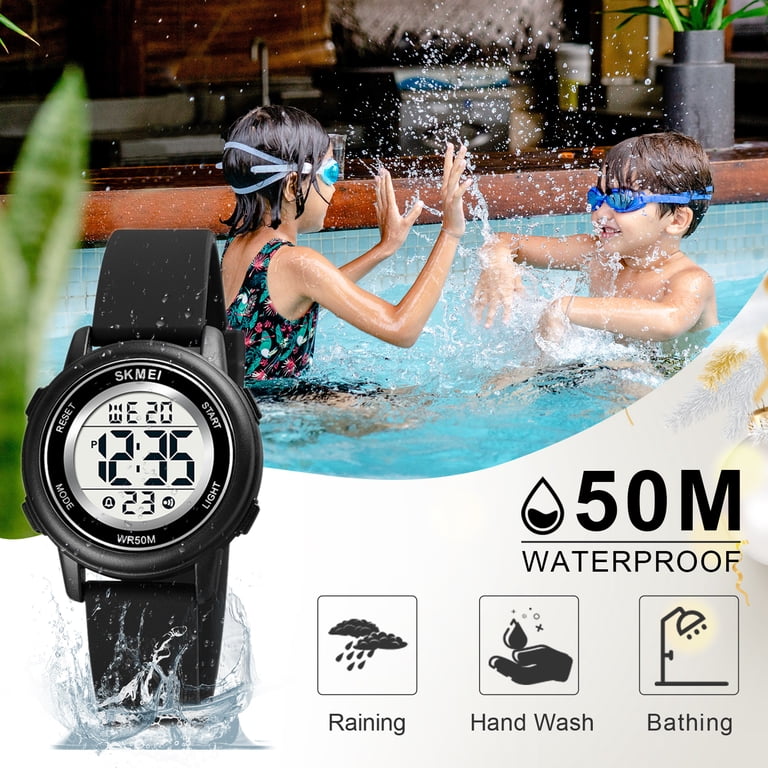 SKMEI Kids Digital Sport Watch, Black photo 3
