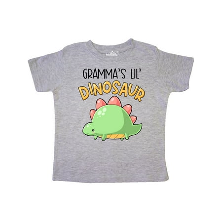

Inktastic Gramma s Lil Dinosaur with Cute Stegosaurus Gift Toddler Boy or Toddler Girl T-Shirt